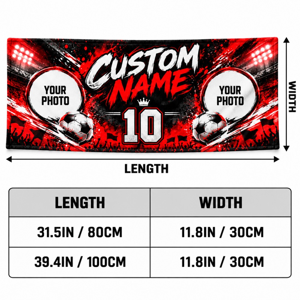 ผ้าขนหนูสำหรับแฟนฟุตบอล 1 ผืน  - Party Games Name บทวิจารณ์และราคา