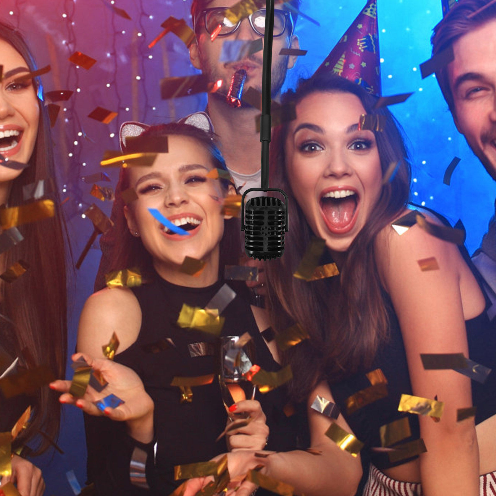 ไมโครโฟนปลอมสไตล์เรโทร ไมค์ประ - Party Games Night บทวิจารณ์และราคา