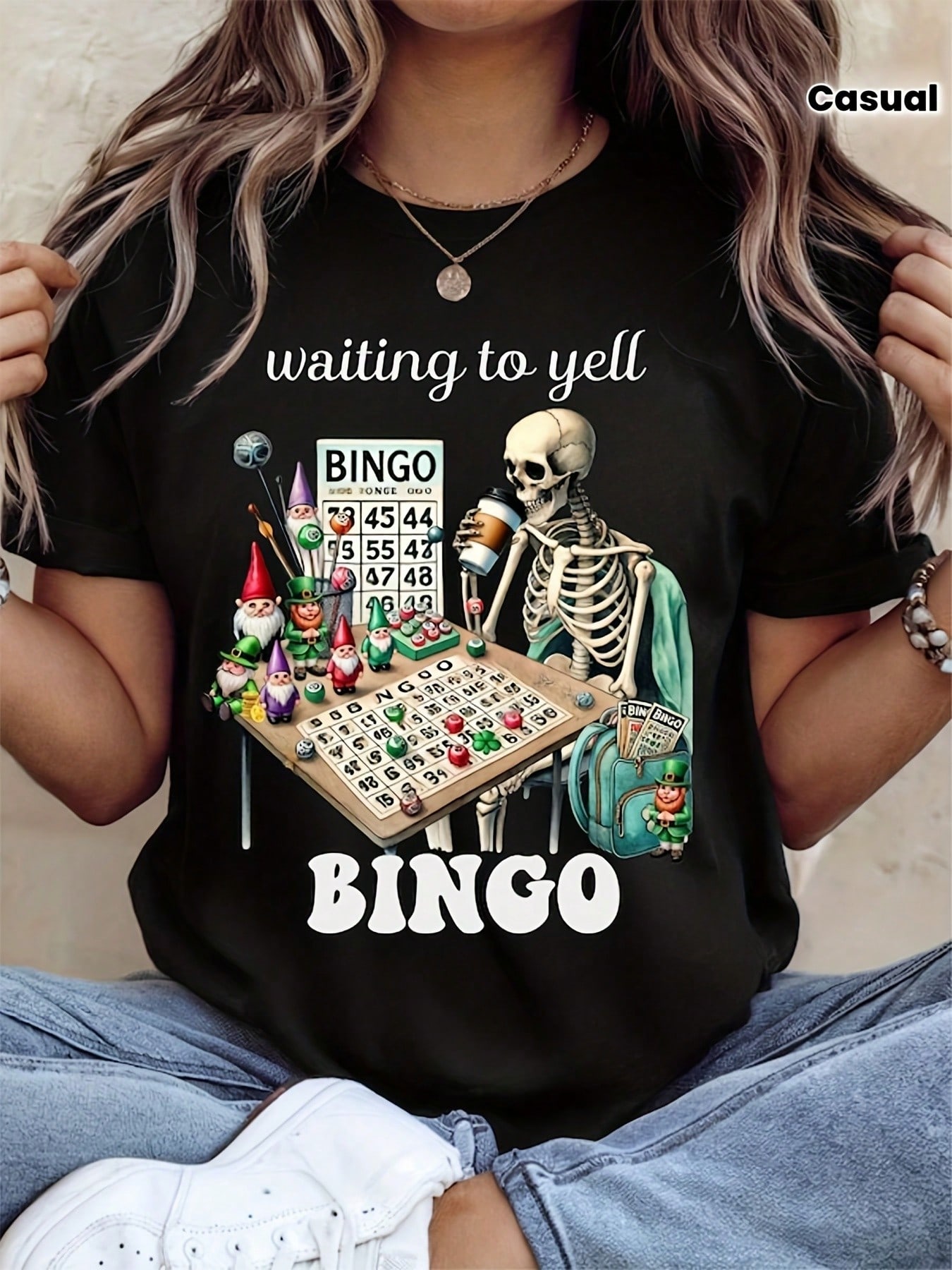 เสื้อยืดคอกลมแขนสั้นลำลอง ลายเ - Party Games Night บทวิจารณ์และราคา